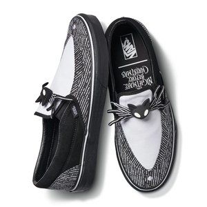 Vans x Disney Night Before Christmas Classic Slip-On Shoes Jack Skellington 6.5